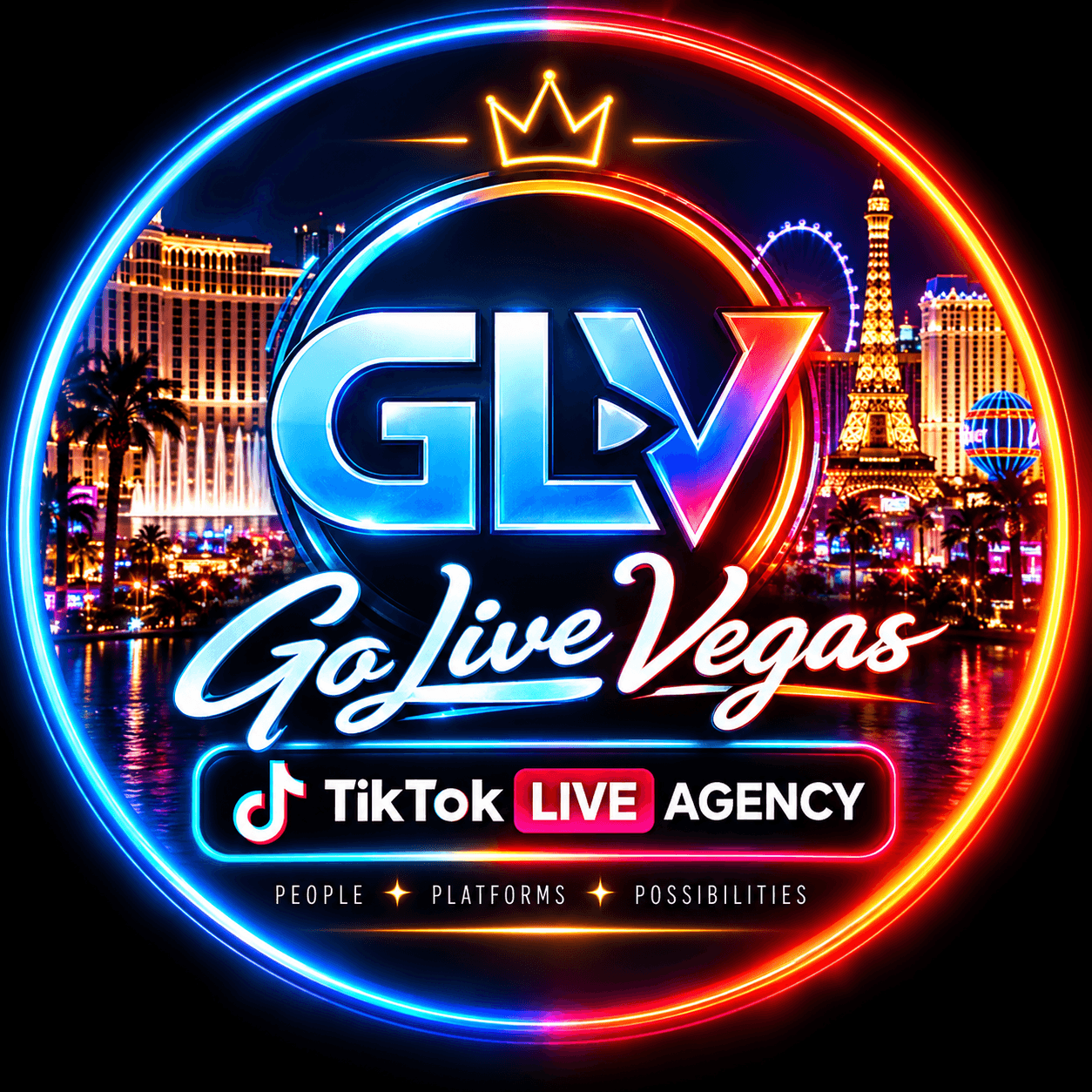 Go Live Vegas TikTok LIVE agency artwork